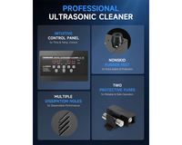 Thumbnail for 30L Ultrasonic Cleaner with Timer Heating Machine Digital Sonic Cleaner