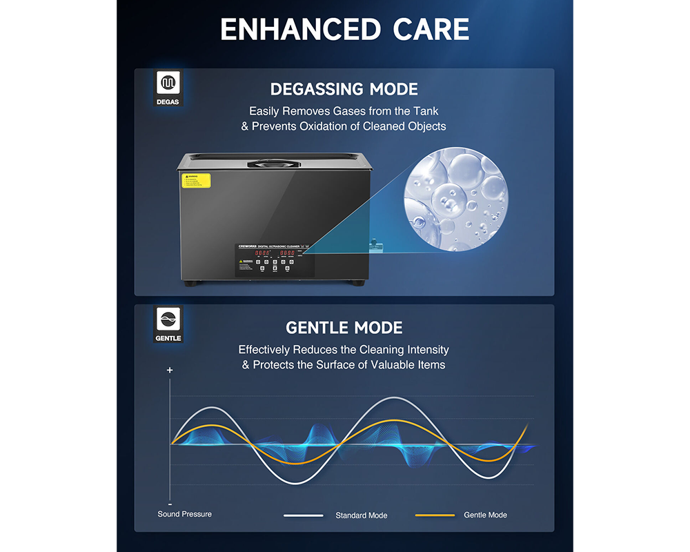 30L Ultrasonic Cleaner with Timer Heating Machine Digital Sonic Cleaner