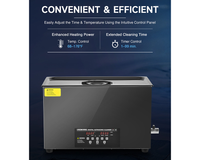 Thumbnail for 30L Ultrasonic Cleaner with Timer Heating Machine Digital Sonic Cleaner