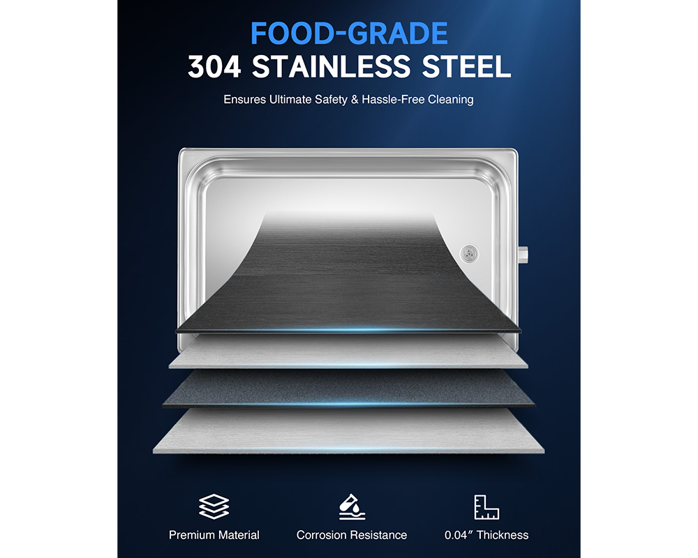 30L Ultrasonic Cleaner with Timer Heating Machine Digital Sonic Cleaner