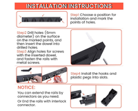 Thumbnail for Adjustable Garden Storage System Wall Mount Tool Organiser