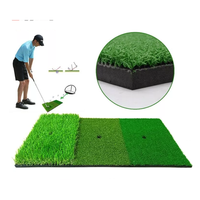 Thumbnail for Side view of golf mat showing layered thickness