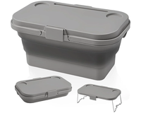 Thumbnail for Collapsible Picnic Basket with Lid