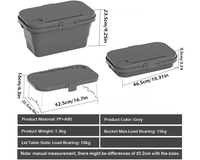 Thumbnail for Collapsible Picnic Basket with Lid