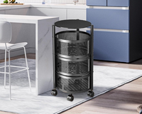 Thumbnail for 3 Tier Trolley Basket Lockable