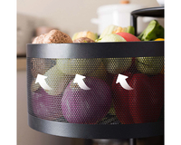 Thumbnail for 3 Tier Trolley Basket Lockable