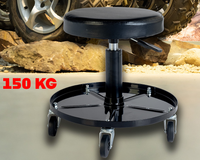 Thumbnail for Rolling Shop Stool Mechanics Garage Stool