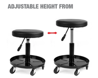 Thumbnail for Rolling Shop Stool Mechanics Garage Stool