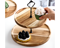 Thumbnail for 2 Tier Cake Plate Stand