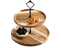 Thumbnail for Cupcake Stand natural wood colour detail