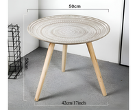 Thumbnail for Moroccan Carved Style Round Side Table