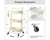 Thumbnail for Kitchen Storage Trolley