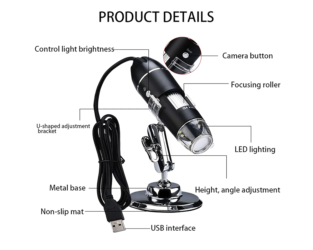 USB Microscope Digital 1000X Zoom