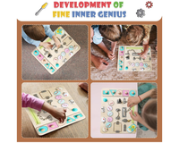 Thumbnail for Montessori Activity Educational Learning Busy Board