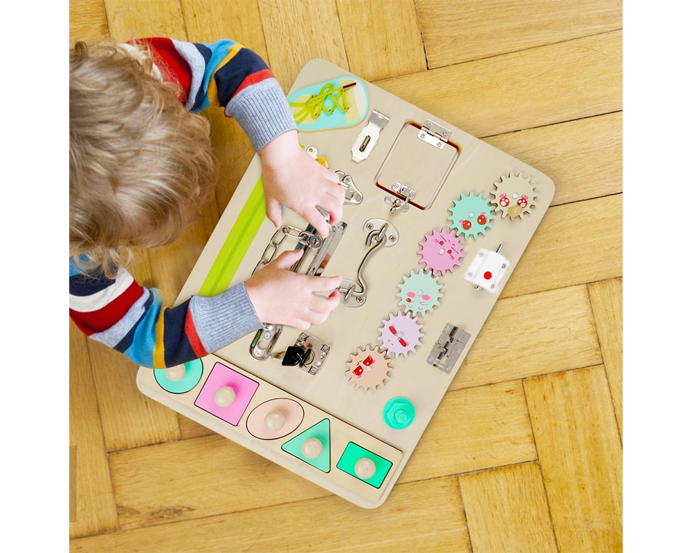 Montessori Activity Educational Learning Busy Board