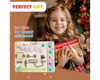 Thumbnail for Montessori Activity Educational Learning Busy Board