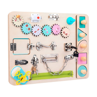 Thumbnail for Montessori Activity Educational Learning Busy Board