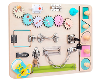 Thumbnail for Montessori Activity Educational Learning Busy Board