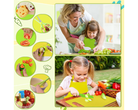 Thumbnail for 28-Piece Kids Safe Knife Set for Montessori Kitchen Tools