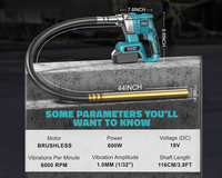 Thumbnail for Concrete Vibrator 600W - Makita Compitable