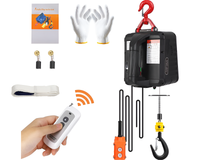 Thumbnail for Electric Hoist Winch 500 kg 1500W Portable Lifting Tool with Remote