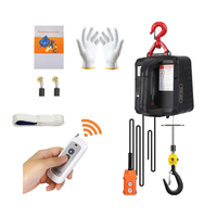 Thumbnail for Electric Hoist Winch 500 kg 1500W Portable Lifting Tool with Remote
