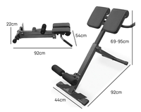 Thumbnail for Roman Chair Adjustable Roman Chair Hyperextension Bench