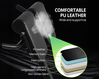 Thumbnail for Roman Chair Adjustable Roman Chair Hyperextension Bench