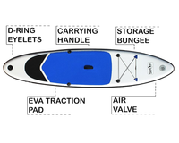 Thumbnail for Inflatable Paddle Board SUP Board