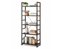 Thumbnail for Adjustable leg pads on bookshelf base