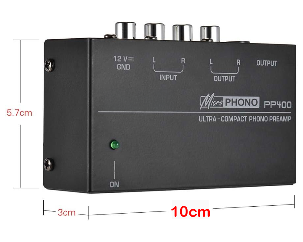 Behringer Micro Phono PP400 Ultra-Compact Phono Preamp