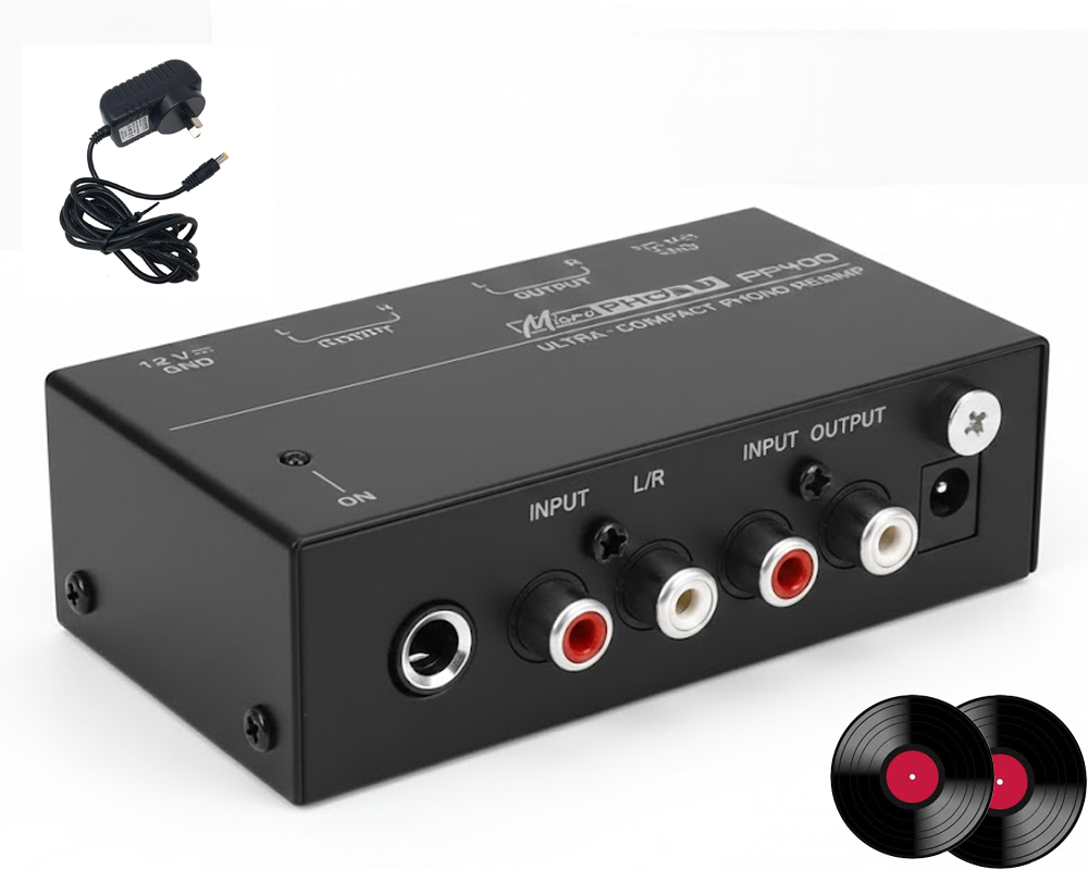 Behringer Micro Phono PP400 Ultra-Compact Phono Preamp