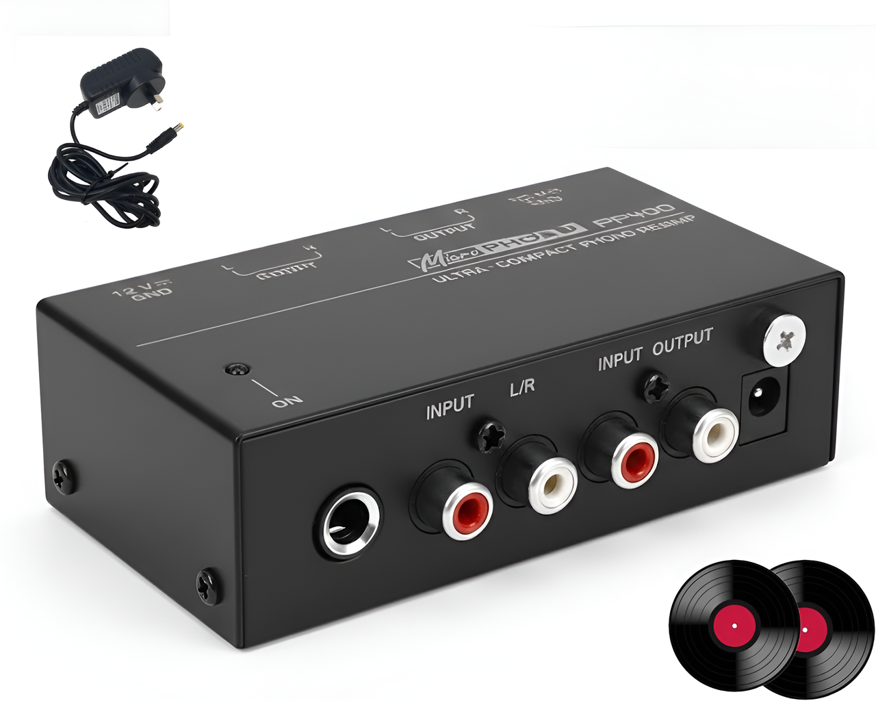 Behringer Micro Phono PP400 Ultra-Compact Phono Preamp
