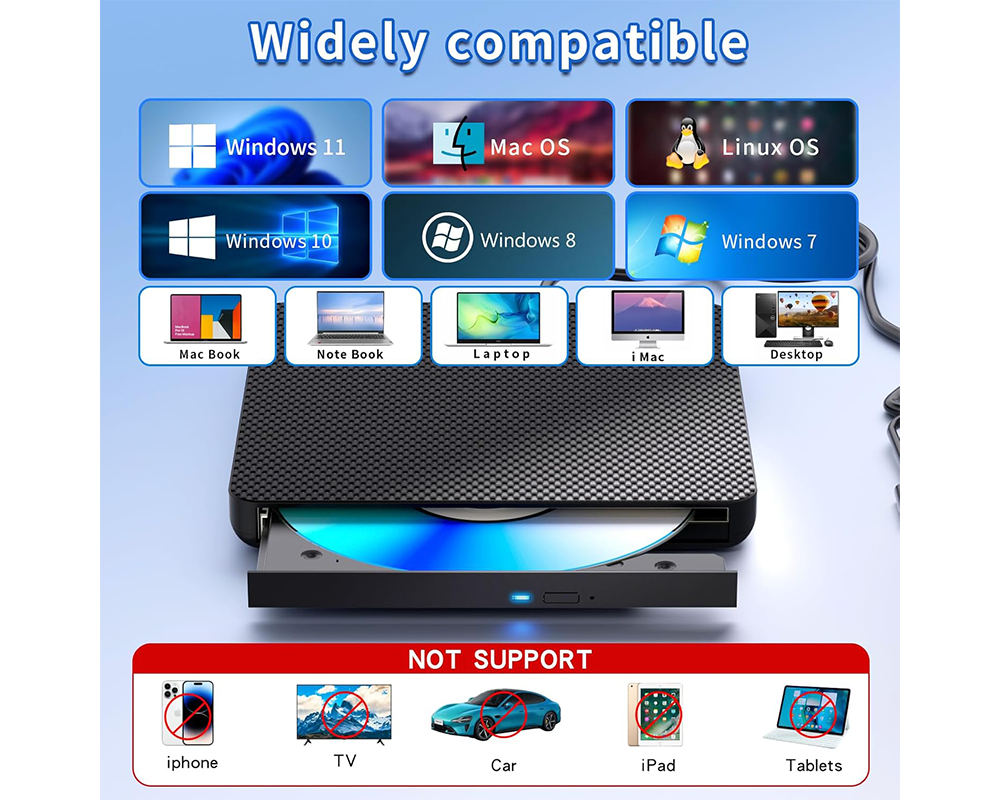 External DVD Drive CD/DVD Writer