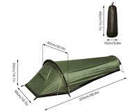 Thumbnail for Ultralight 1 Person Waterproof Bivvy Tent