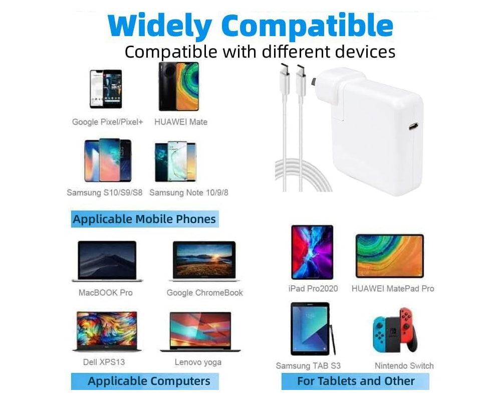 30W USB-C Replacement Charger for Macbook Magsafe