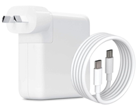 Thumbnail for USB C MacBook charger showing power specifications