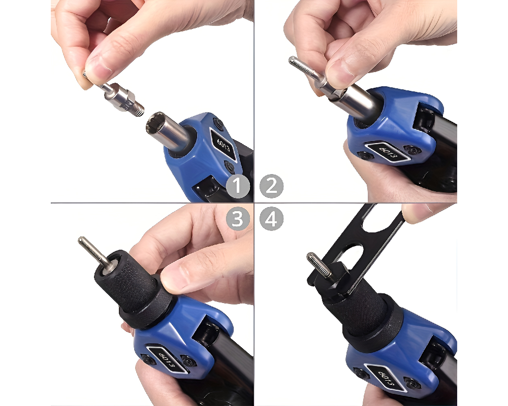 Nut Rivet Riveter Gun Riveting Kit