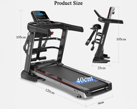 Thumbnail for Folding Treadmill Mechanical Treadmill Walking Machine