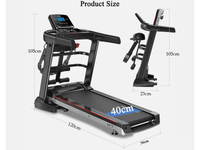 Thumbnail for Folding Treadmill Mechanical Treadmill Walking Machine