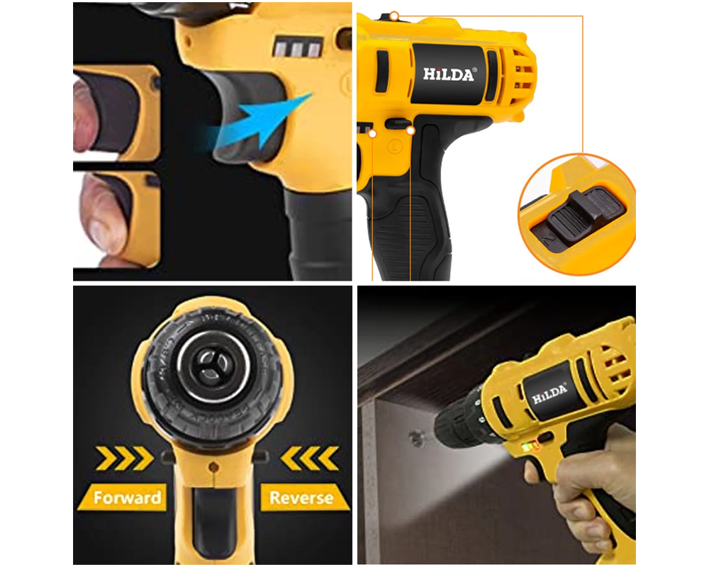 Cordless Drill With Battery