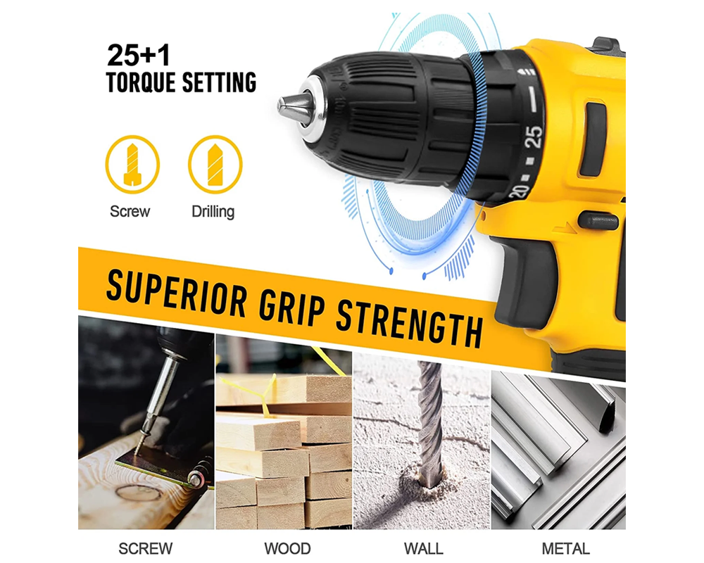 Cordless Drill With Battery
