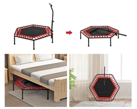 Thumbnail for Trampoline Mini Portable Rebounder