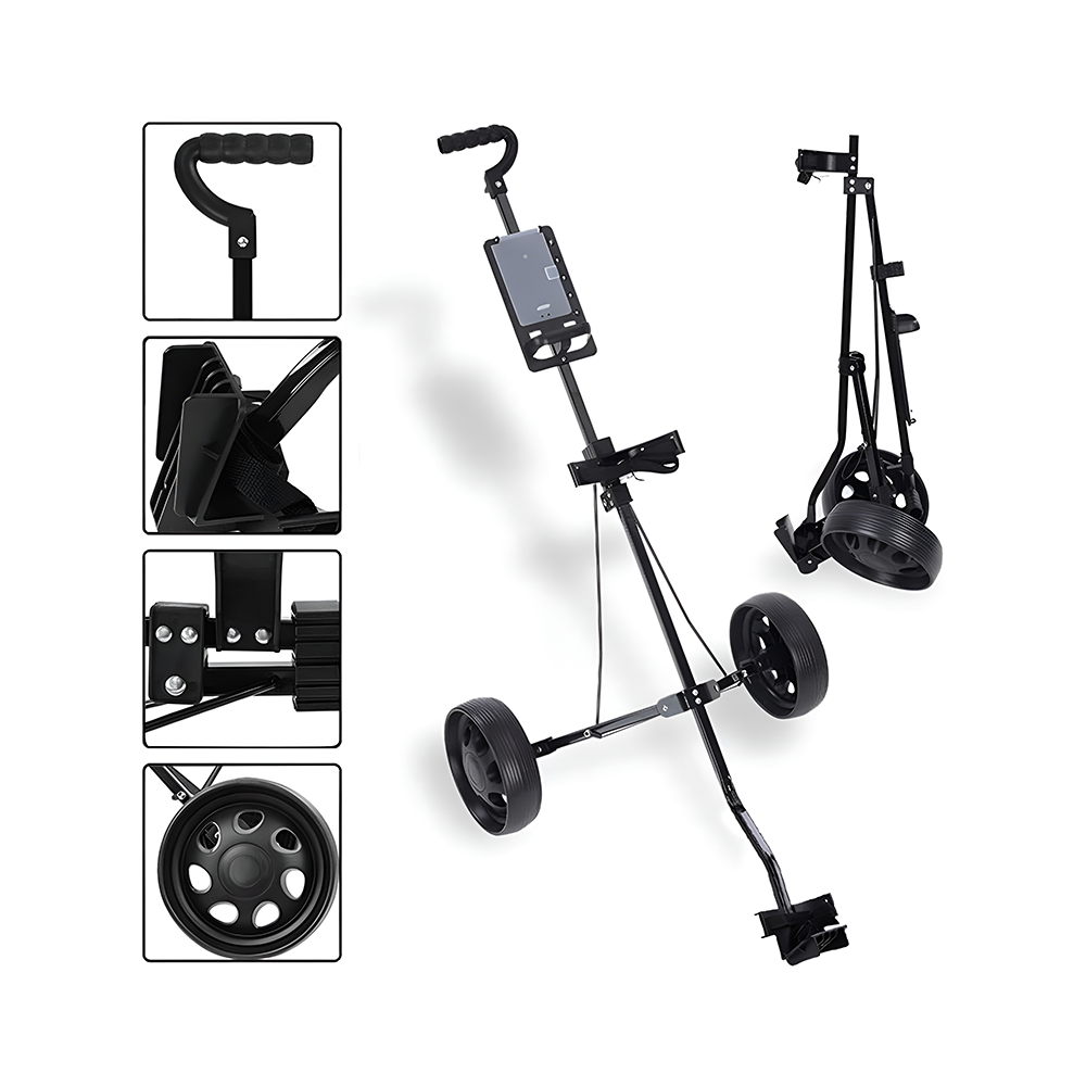 Golf club trolley cart carrying golf bag