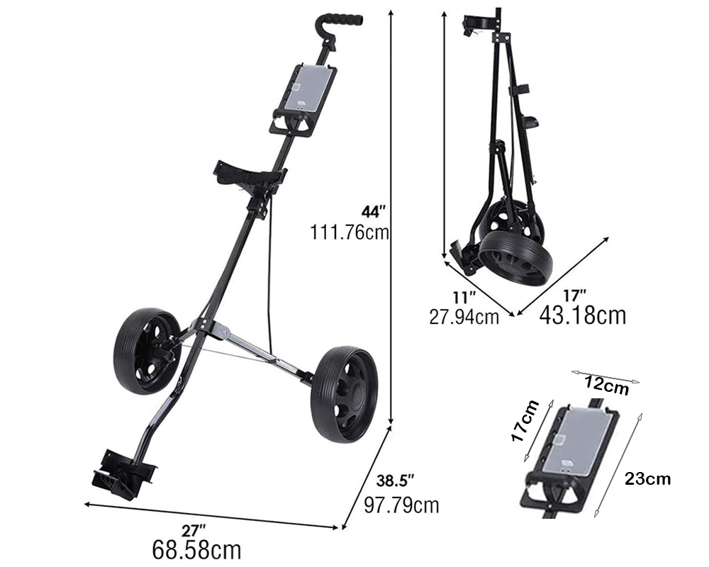 Golf Club Buggy Trolley Cart