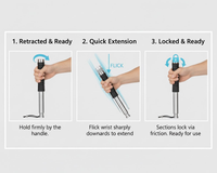 Thumbnail for Multifunctional Telescopic Sticks Retractable Outdoor Tools