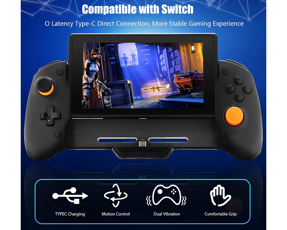 Gaming controller with manual
