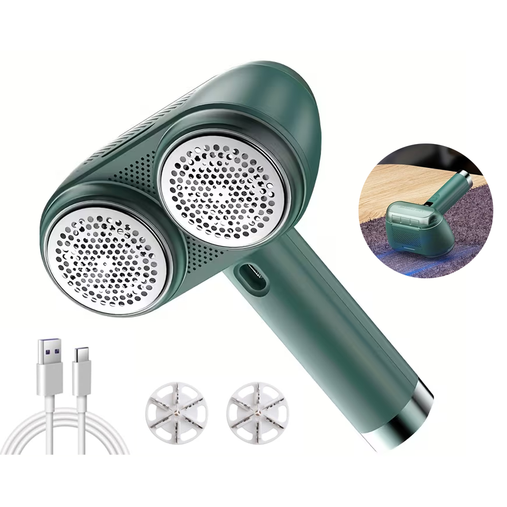Electric fabric shaver speed adjustment buttons