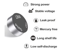 Thumbnail for AG13 LR44 SR44 L1154 357 A76 BATTERIES ALKALINE BUTTON COIN CELLS (PACK OF 10) Replacement