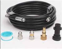 Thumbnail for Drain pipe cleaning kit used on outdoor drain